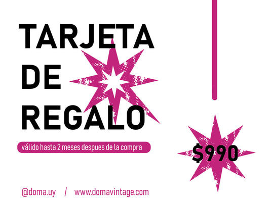 Tarjeta de regalo $990