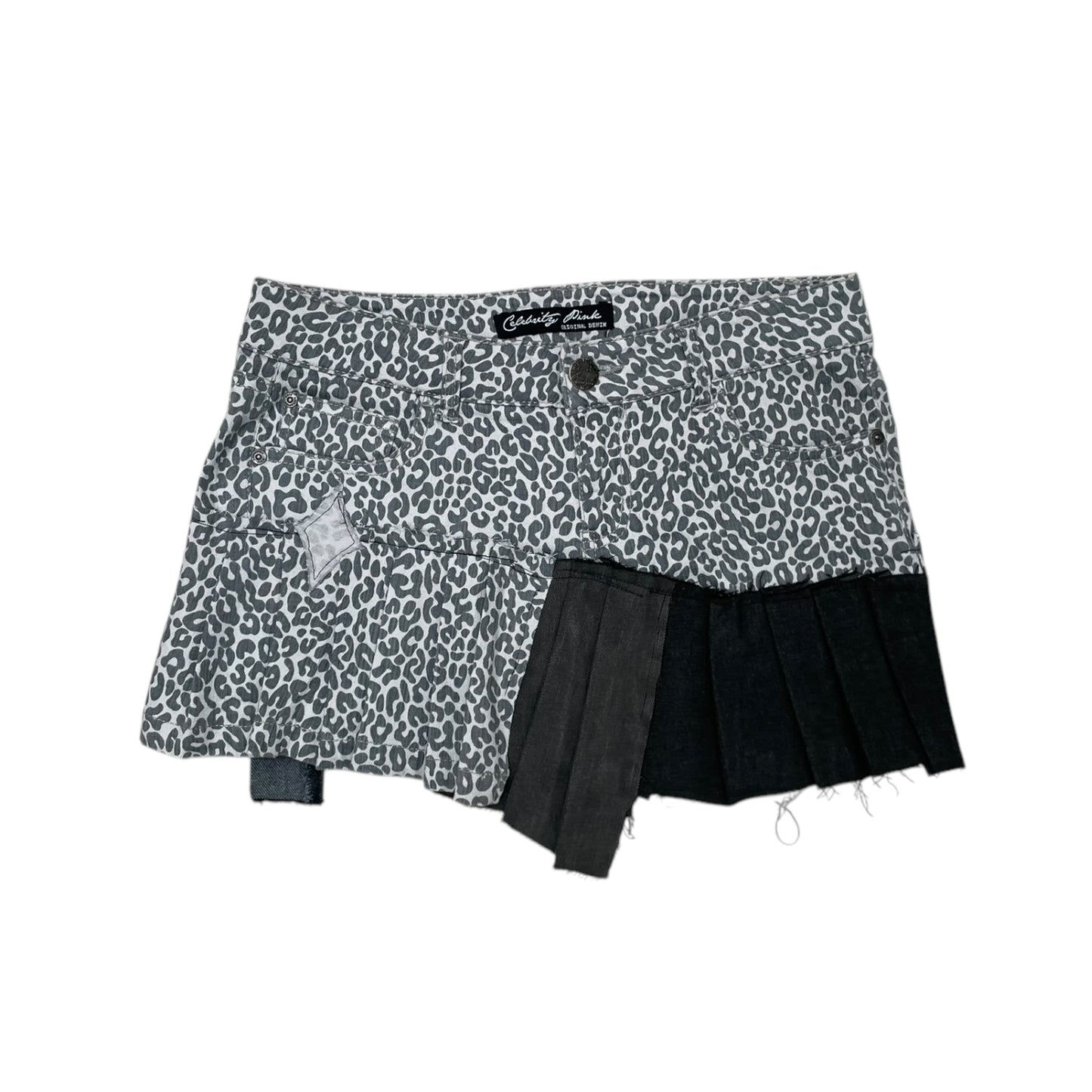 Minifalda rework animal print